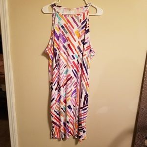 Bodycon Dress 4x Pastel Multi colored